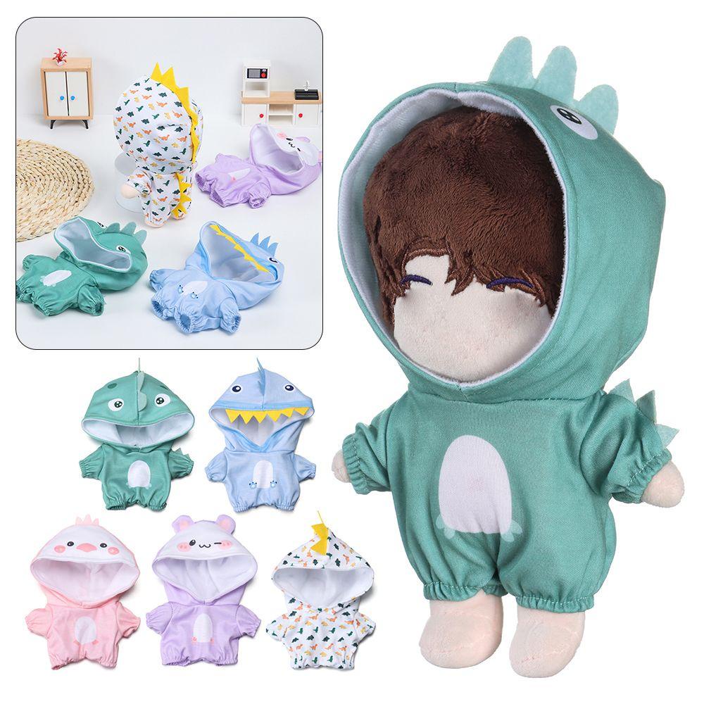Bộ Áo Liền Quần Hình Khủng Long Hoạt Hình Dành Cho Búp Bê