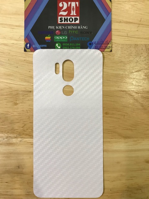 DÁN VÂN CARBON MẶT LƯNG LG G7 THINQ