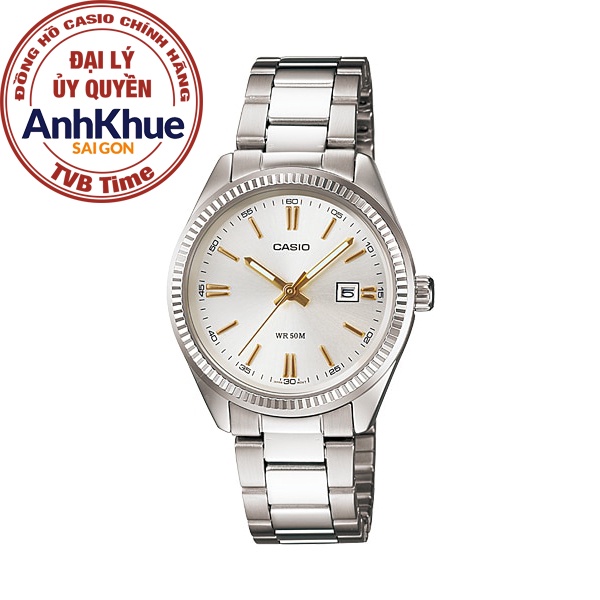 Đồng hồ nữ dây kim loại Casio chính hãng Anh Khuê LTP-1302D-7A2VDF (30mm)