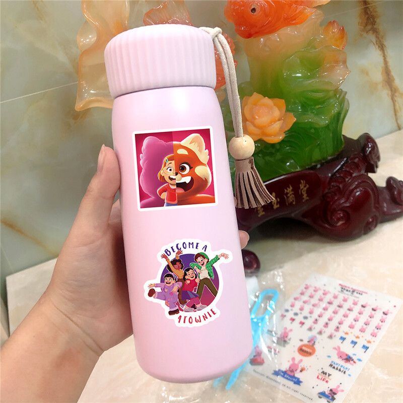 Set 50 hình dán phim cổ điển Turning Red chống thấm nước cho laptop/hành lý/ xe hơi