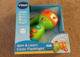 Đồ chơi đèn pin màu sắc Vtech Spin & Learn Color Flashlight