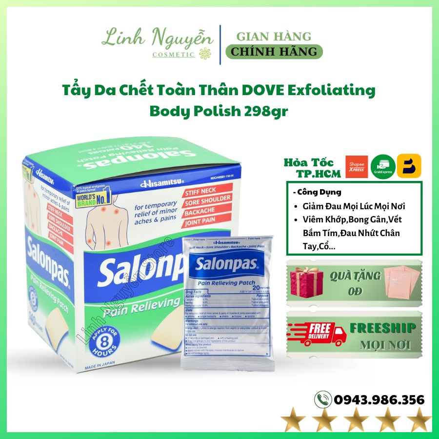 Miếng Dán Salonpas Mỹ của Mỹ