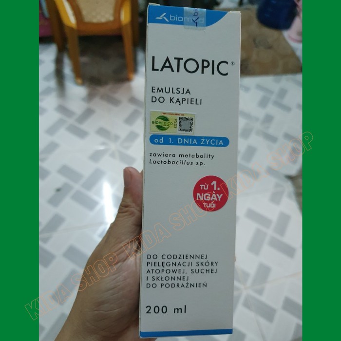 LATOPIC giúp Da khô Viêm ngứa Dị ứng Nhạy cảm, làm dịu da giảm viêm ngứa