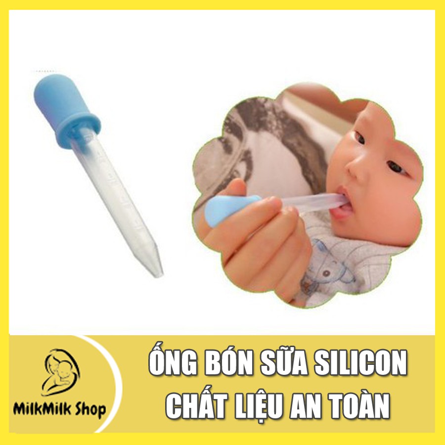 Ống hút sữa cho bé lười ty bình