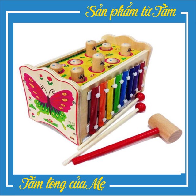 đồ chơi giá rẻ Đập Chuột Kết Hợp Đánh Đàn 2in1 - Trò Chơi Vận Động - Phản xạ Nhanh Mắt Nhanh TAY -  Đồ chơi Trí Tuệ Ch