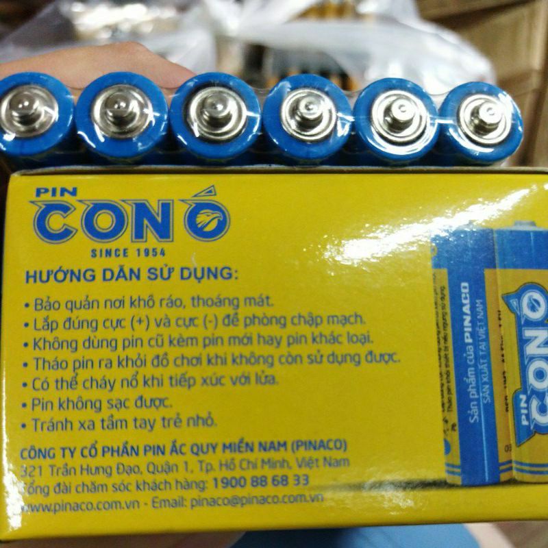 1 hộp Pin con ó AA 48 viên mẫu mới chất lượng xài lâu hết hơn 1 hộp 48 viên
