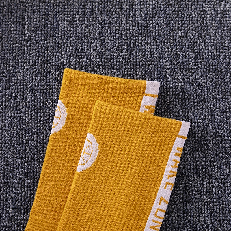 Tất IFNICEFUTURE vải cotton mỏng phong cách thể thao thời trang cặp đôi phù hợp cho đi học