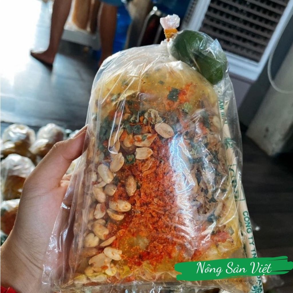 Bánh tráng tự trộn thập cẩm Bon Bon bánh tráng trộn sa tế tỏi, tép, hành phi Tây Ninh - 14020019