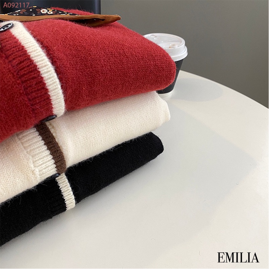 Áo len cổ khăn lụa phong cách Hàn Quốc A092117 | BigBuy360 - bigbuy360.vn