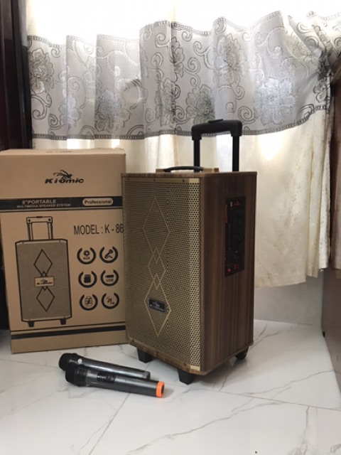 Loa karaok k86 2 mic