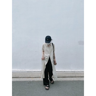 Đầm/ khoác somi form dài