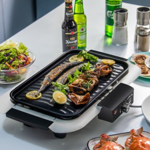 Bếp Nướng Điện Không Khói BY-1909 ❤️RẺ VÔ ĐỊCH❤️ Công Suất 2000W BBQ Grill Phù Hợp Cho Cả Gia Đình