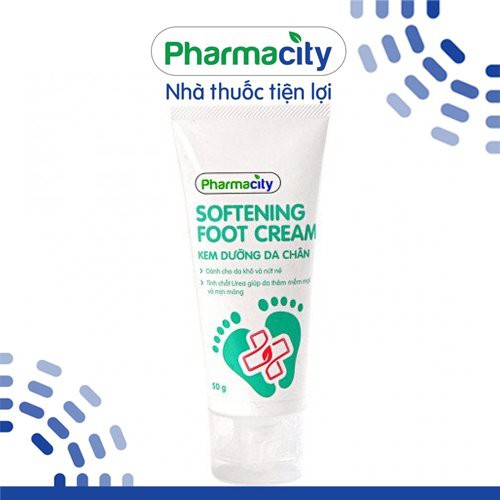 Kem dưỡng da chân Pharmacity SOFTENING FOOT CREAM 50g