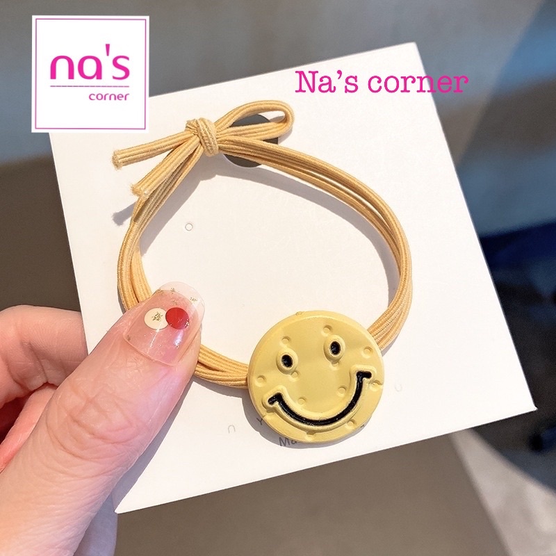 Thun chun buộc cột tóc happy