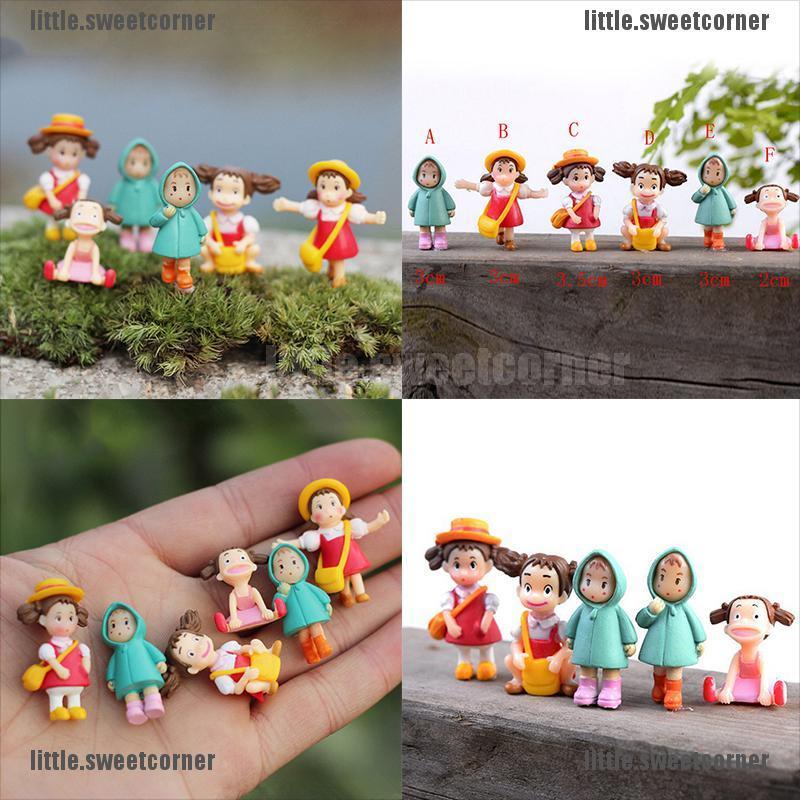 Mô Hình Búp Bê Cô Gái mini Dễ Thương Dùng Để Trang Trí