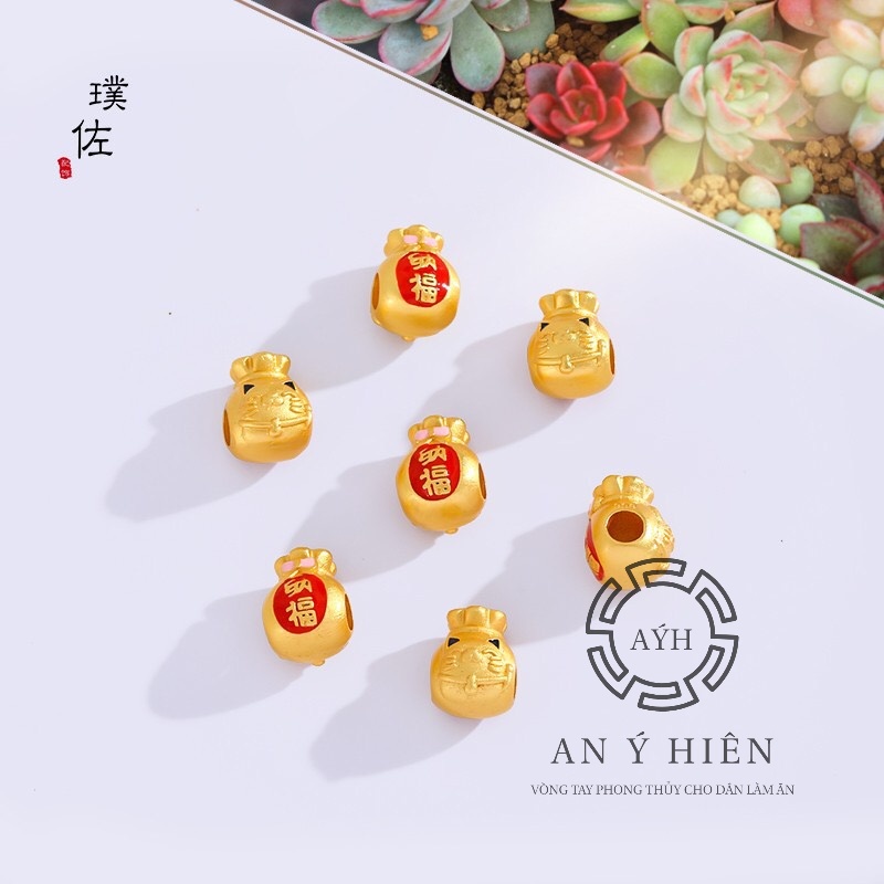 Charm Túi tiền mèo Neko #C52 ( An Ý Hiên)