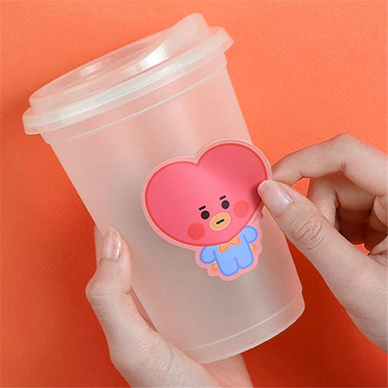 Sticker Dán Trang Trí Chống Thấm Nước Hình Bt21 Bts