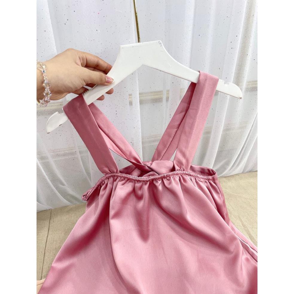 Set Vest Nữ, Set 2 Chi Tiết Áo Cổ Vest Mix Quần Giả Váy Chất Umi Hàng QC Loại 1 | BigBuy360 - bigbuy360.vn