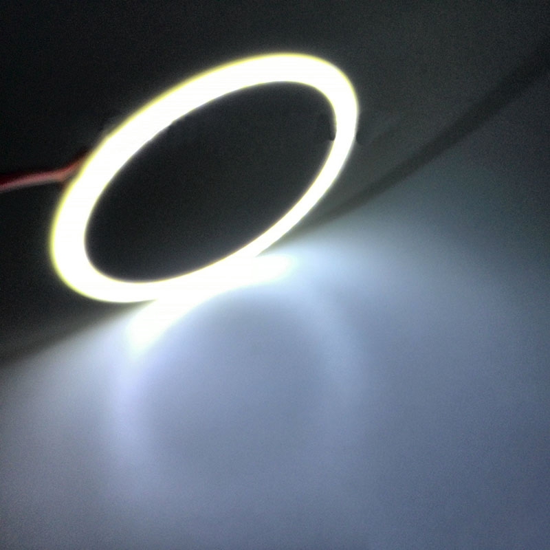 Đèn LED phá sương mù 12V 70mm-120mm hình vòng tròn nhiều màu lựa chọn dành cho ô tô