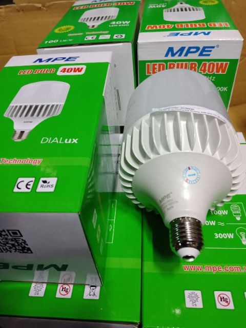 Bóng đèn Led trụ 40W MPE- thân nhôm đúc