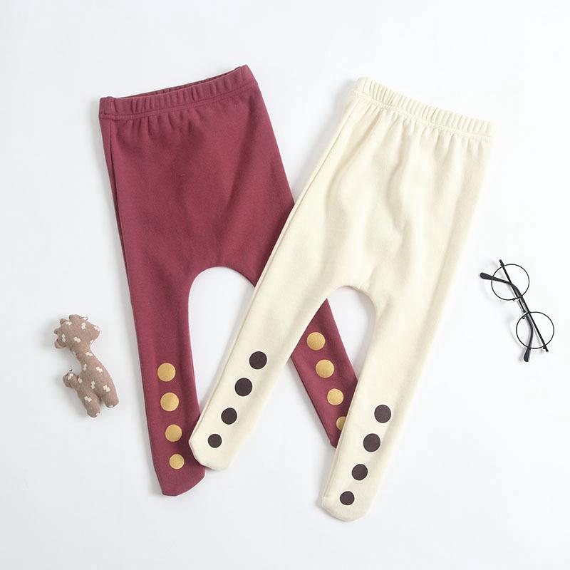 Quần Legging Chấm Bi Cho Bé Gái