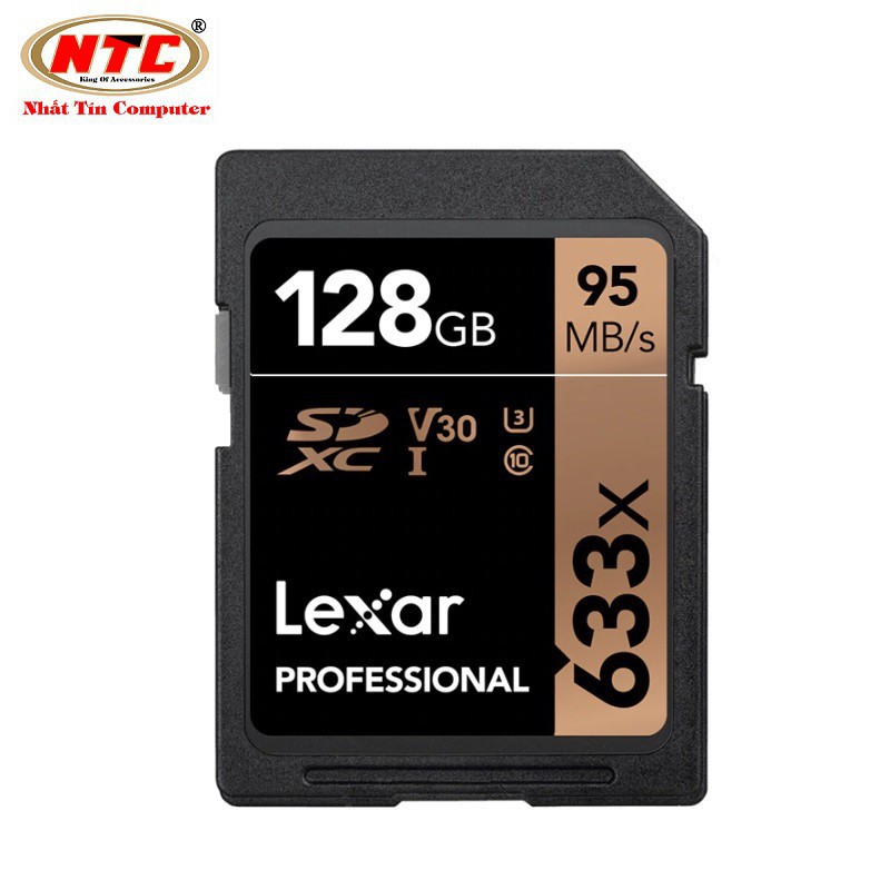 k89 Thẻ Nhớ SDXC Lexar Professional 128GB 633x UHS-I U3 4K V30 95MB/s (Đen) 1