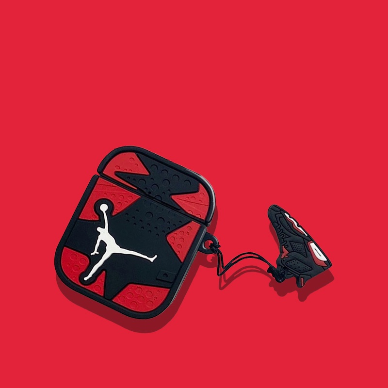 Vỏ Bảo Vệ Hộp Sạc Tai Nghe compatible AirPods3 Pro compatible AirPods3 Pro Họa Tiết Jordan Thời Trang