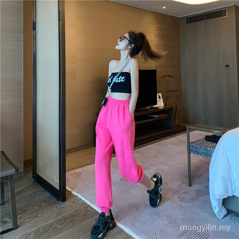 Quần Dài Lưng Cao Dáng Rộng Vải Mỏng Co Giãn 2021 | BigBuy360 - bigbuy360.vn