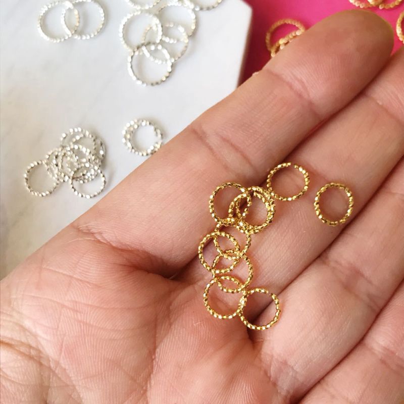 Set 200 Vòng Khoen Xoắn Làm Trang Sức Thủ Công