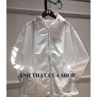 Áo gió Phản Quang BAPE X WO (ảnh thật) Unisex