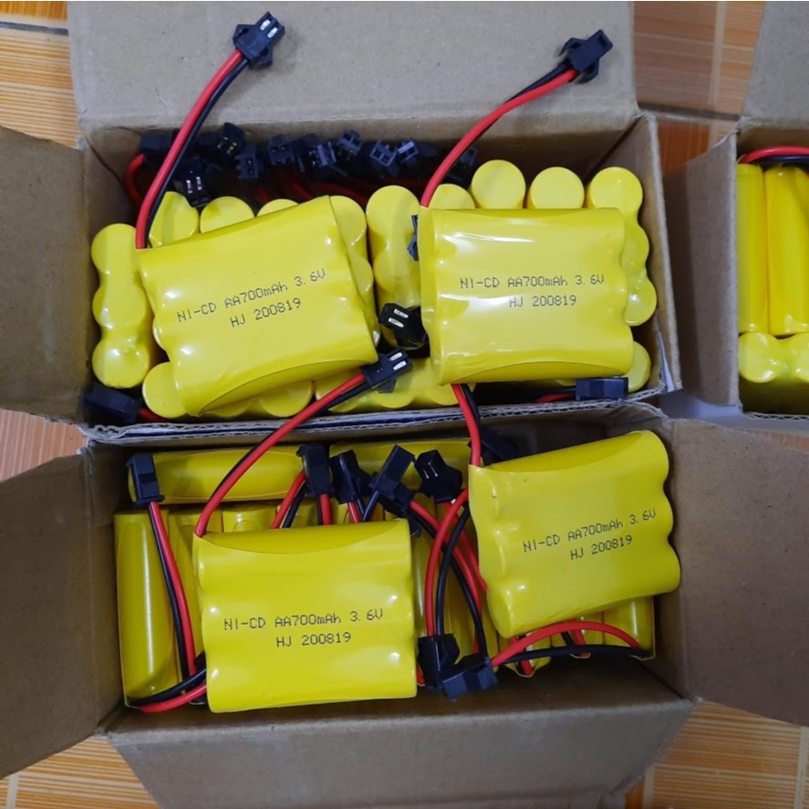 Pin 3.6v dung lượng 700mAh dùng cho xe ô tô điều khiển tái sạc nhiều lần