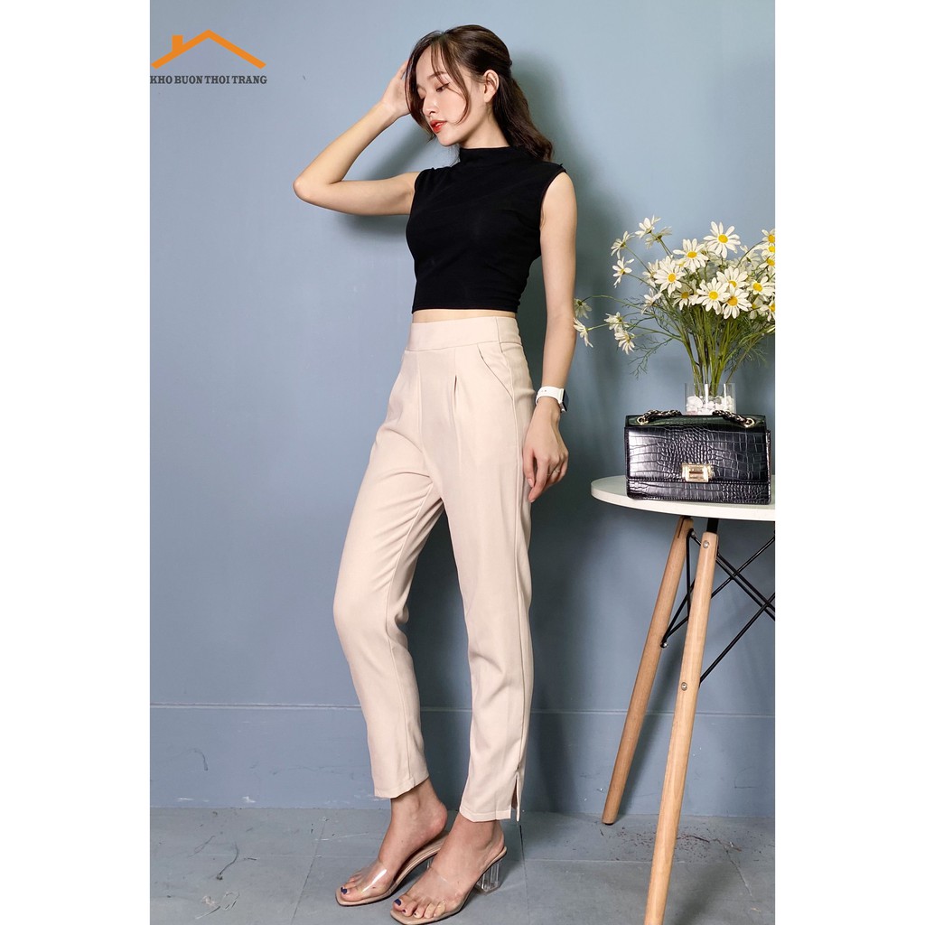 [Mã FAMAYWA giảm 10K đơn 50K] Quần baggy khoá sườn xẻ gấu | BigBuy360 - bigbuy360.vn