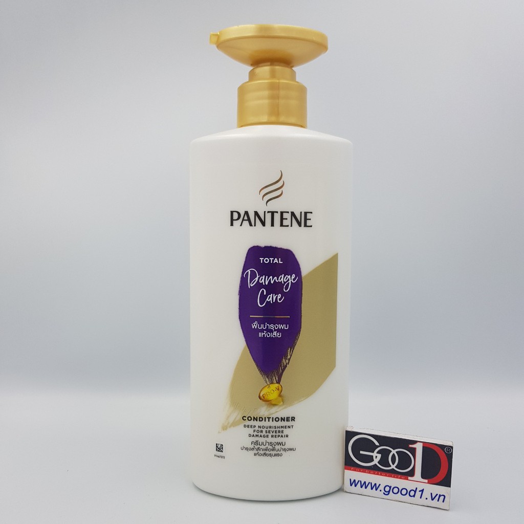 Bộ dầu gội Pantene Thái Lan 380 - 410ml giúp tóc mềm mượt, giảm gẫy rụng tóc