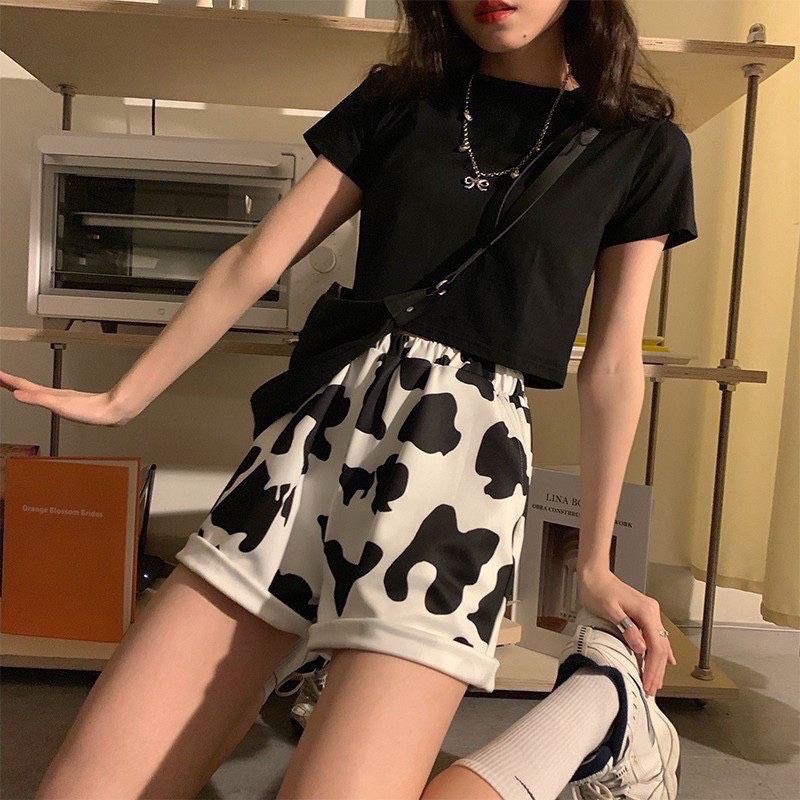 [Mã FASHIONFREE giảm 10K đơn 20K] Quần đùi bò sữa