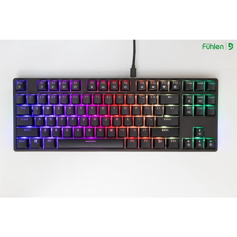 Bàn phím Fuhlen D87s RGB Type-C 2022 Chính hãng