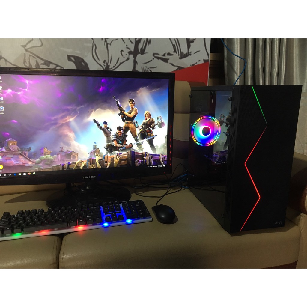 [Mã ELMS05 giảm 5% đơn 300k][HOT] Bộ case Máy tính văn phòng và chơi GAME vỏ led cực đẹp