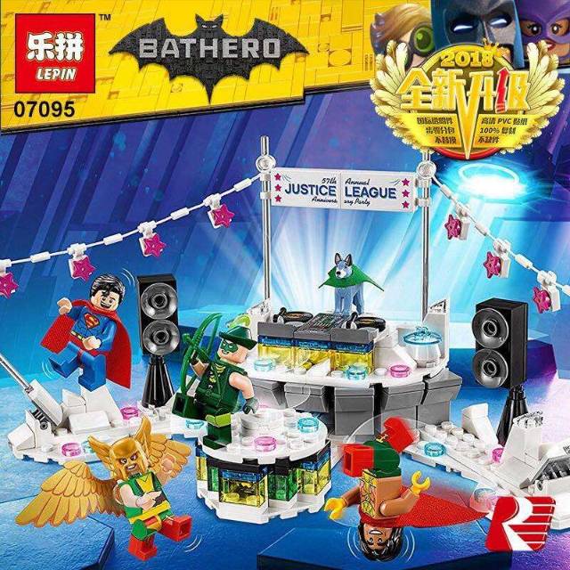 Set 299 Miếng Mô Hình Nhân Vật Người Dơi Phim Justice League Lepin 07095