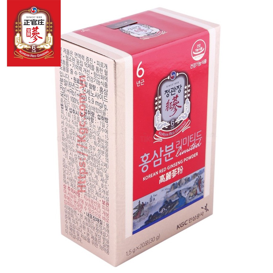 Bột Hồng Sâm Dạng Gói KGC - Powder Limited 60 gói