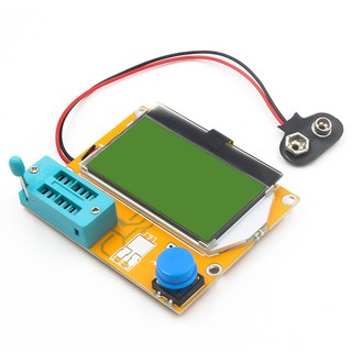 LCR-T4 ESR Meter LCD Digital Transistor Tester Đèn nền Diode Triode Điện dung Máy đo điện cảm SCR