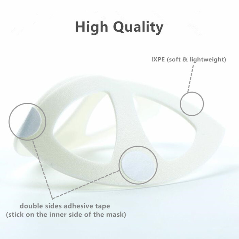 Bộ 8 Giá Đỡ Khẩu Trang 3d Mềm Mại Có Thể Gấp Gọn Tiện Dụng