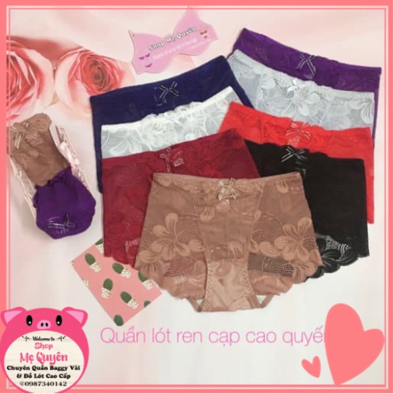 Quần ren mỏng cạp cao- sexy quyến rũ