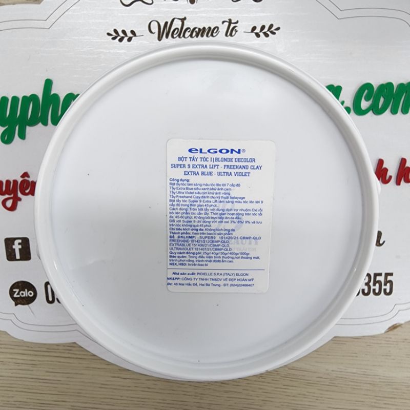 BỘT TẨY TÓC ELGON Ý 500ML