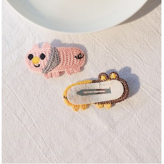 Kẹp tóc handmade hình thú cho bé và mẹ