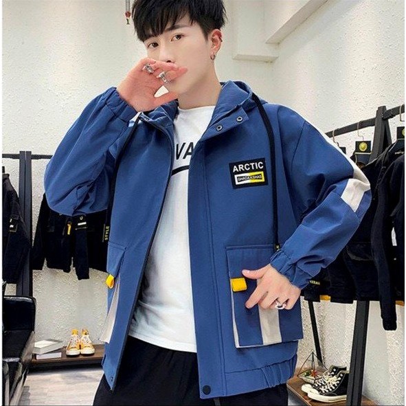 Áo khoác nam 💚𝗙𝗥𝗘𝗘𝗦𝗛𝗜𝗣💚 Áo khoác nam chống nắng ARCTIC Xanh Dương năng động, trẻ trung, thoáng mát.