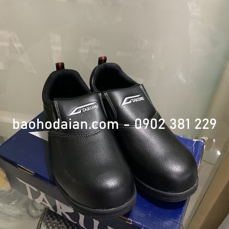 Giày bảo hộ lao động xỏ TAKUMI Nhật Bản TSH-225 - màu đen | BigBuy360 - bigbuy360.vn