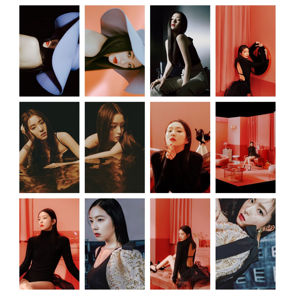 Bộ 12 poster A4 ảnh Red Velvet Irene - Seulgi bộ ảnh Monster