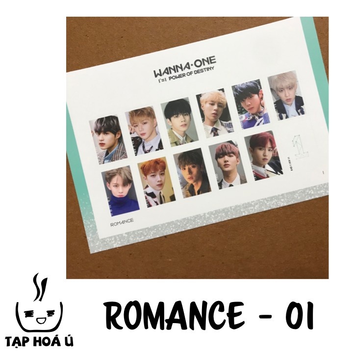 [OFFICIAL - CHÍNH HÃNG] WANNA ONE - POWER OF DESTINY - SỨC MẠNH CỦA SỐ PHẬN = SET STICKER (SET HÌNH DÁN)