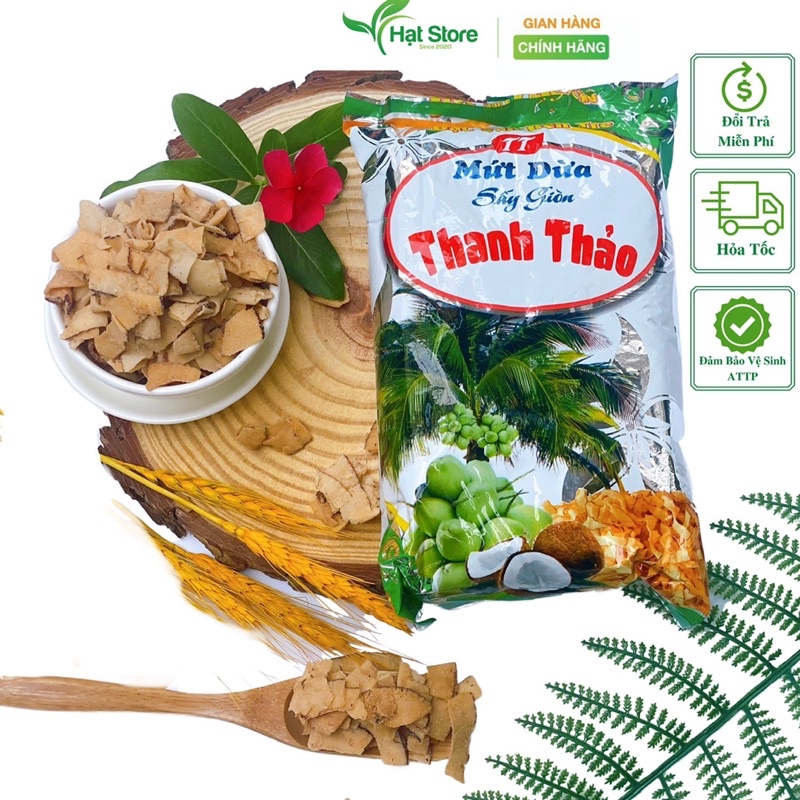 500Gr Dừa Khô Sấy Giòn Thơm, Ngon, Như Hình