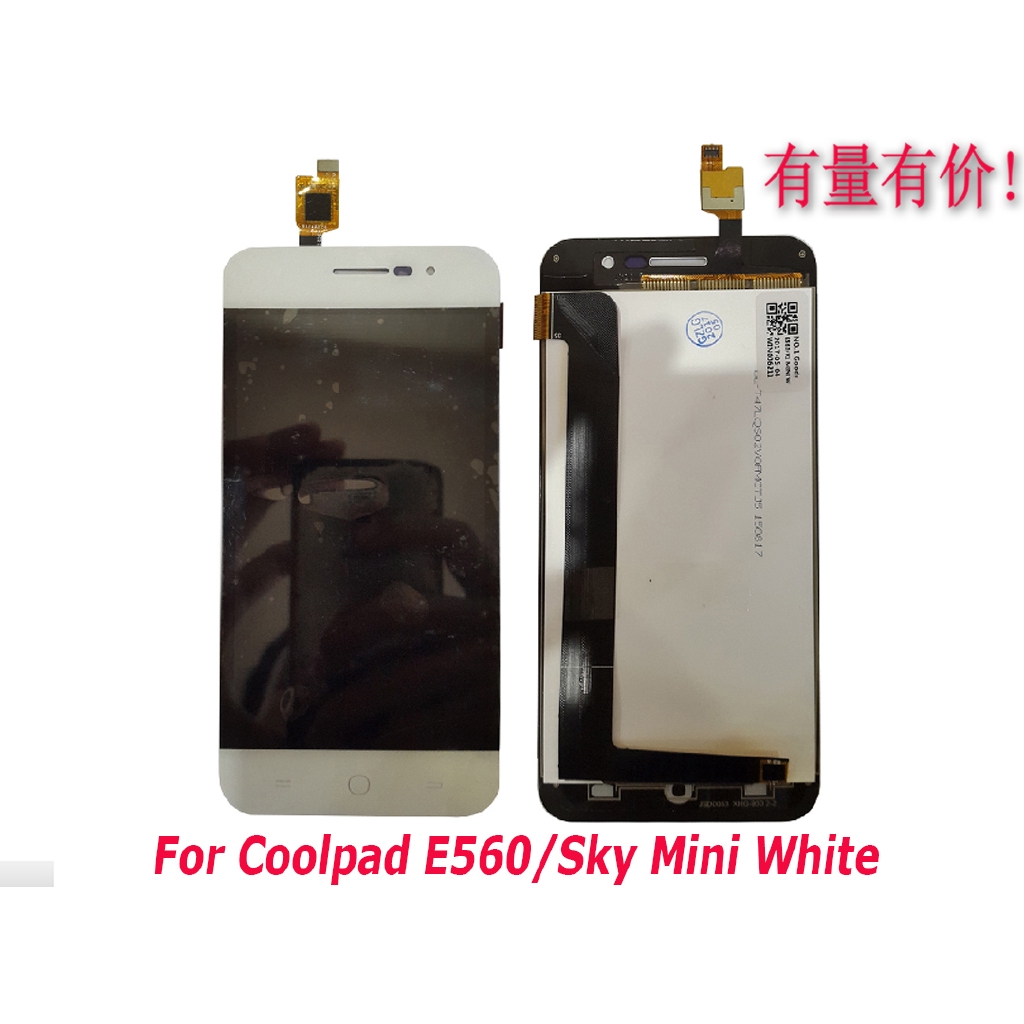 Coolpad E560 Touchscreen Lcd - Sky Mini - White Org- Lcd Ts Coolpad