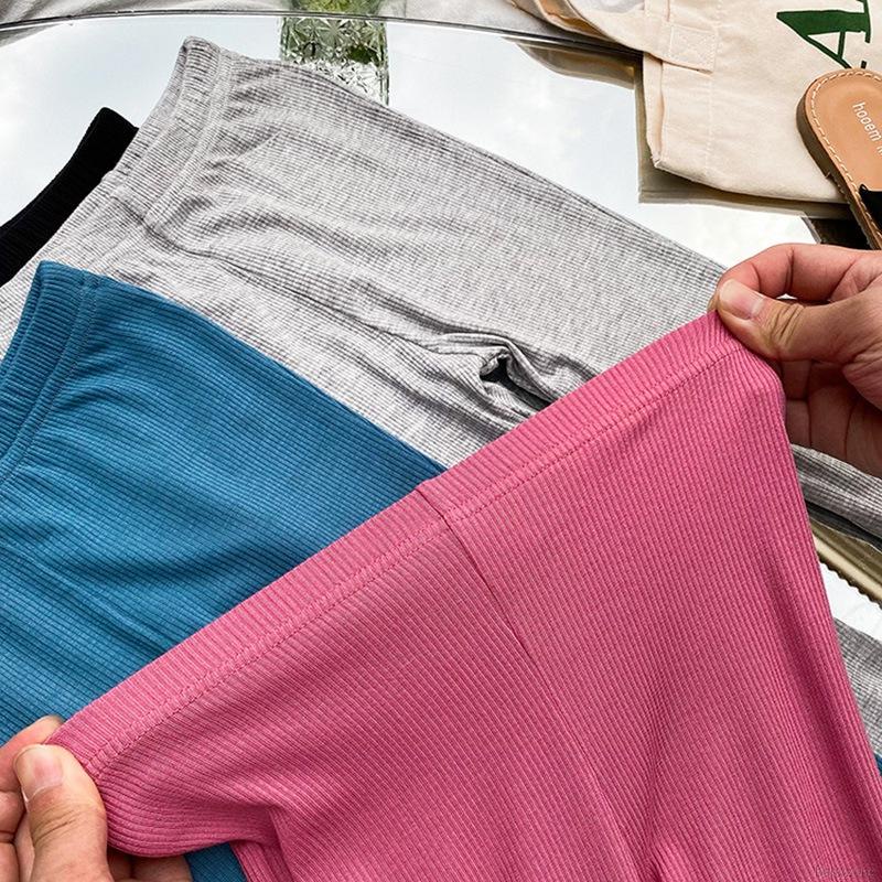 Quần dài ống loe màu trơn kiểu dáng thời trang dành cho bé gái